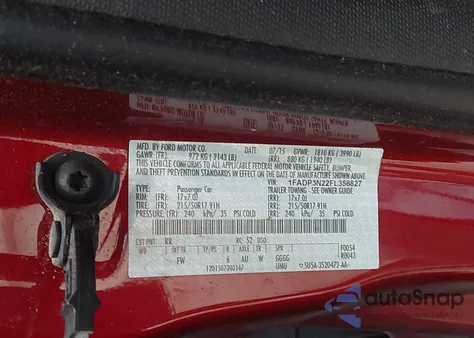 2015 Ford Focus Titanium from USA, damaged, VIN 1FADP3N22FL356827